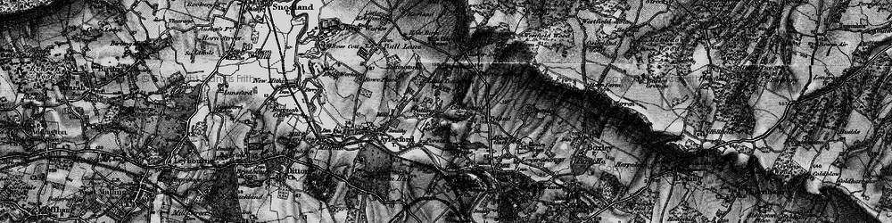 Old map of Pratling Street in 1895