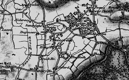 Old map of Broadhay in 1897