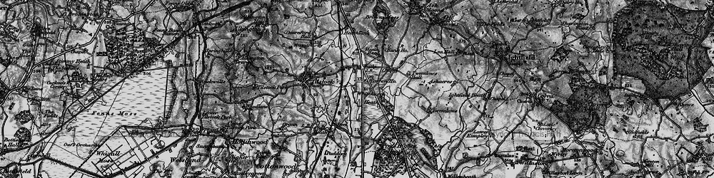 Old map of Prees Heath in 1897