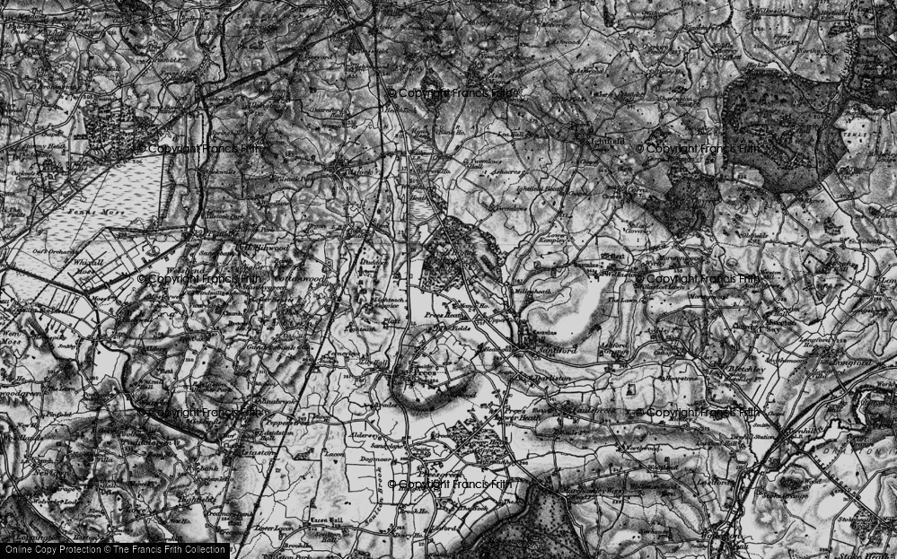 Old Map of Prees Higher Heath, 1897 in 1897