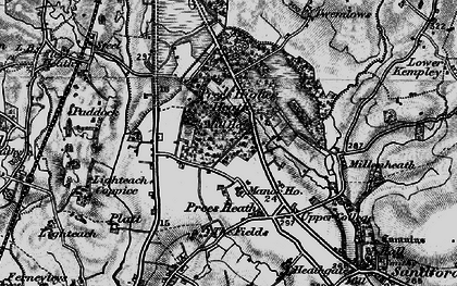 Old map of Prees Higher Heath in 1897