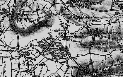 Old map of Prees Lower Heath in 1897