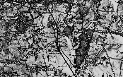 Old map of Preesgweene in 1897