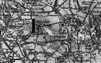 Old map of Bryn-y-baal in 1897