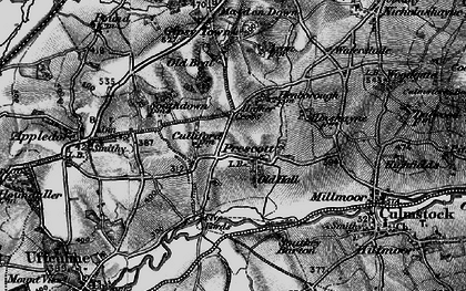 Old map of Prescott in 1898