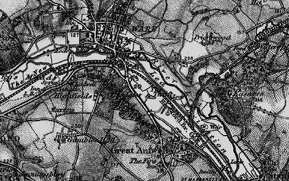 Old map of Presdales in 1896