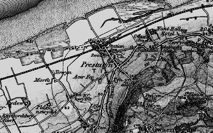 Old map of Prestatyn in 1898