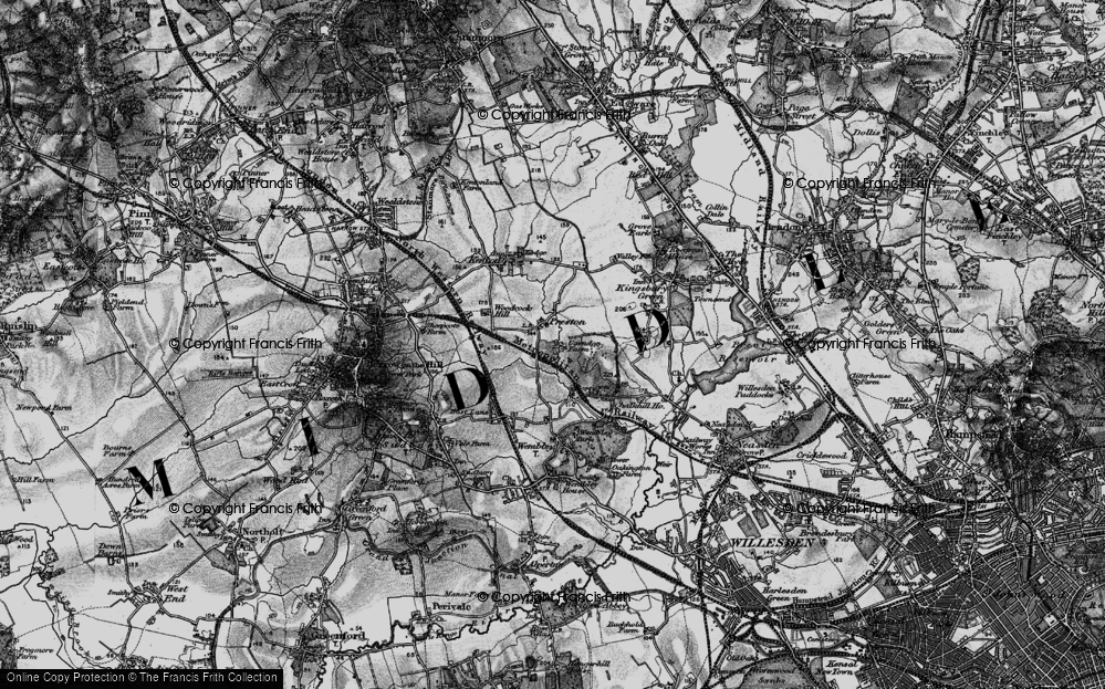 Old Map of Preston, 1896 in 1896
