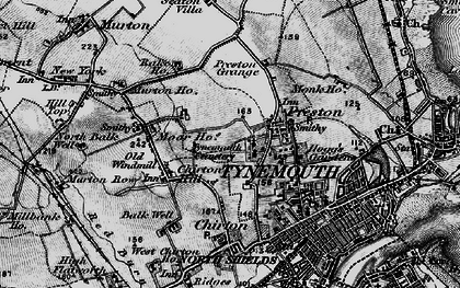Old map of Preston in 1897