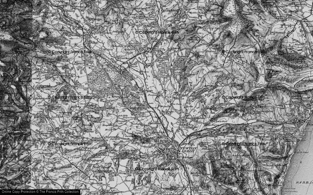 Old Map of Preston, 1898 in 1898