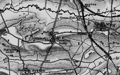 Old map of Wing Grange in 1899