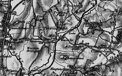 Old map of Preston Bagot in 1898