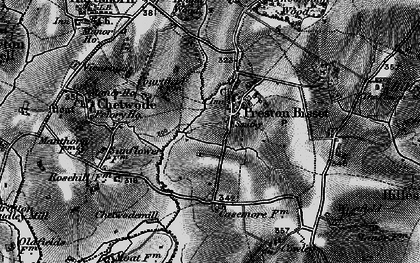 Old map of Preston Bissett in 1896