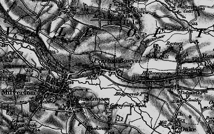 Old map of Preston Bowyer in 1898