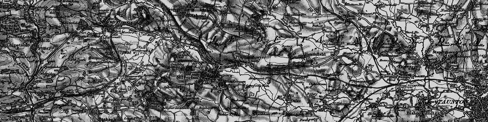 Old map of Preston Bowyer in 1898