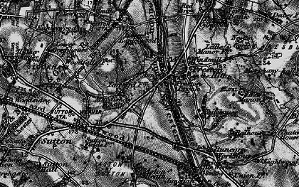 Old map of Preston Brook in 1896