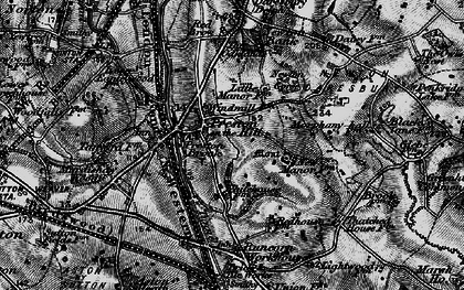 Old map of Preston on the Hill in 1896