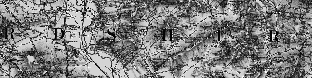 Old map of Preston Wynne in 1898