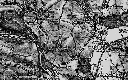 Old map of Wootton Lodge in 1897