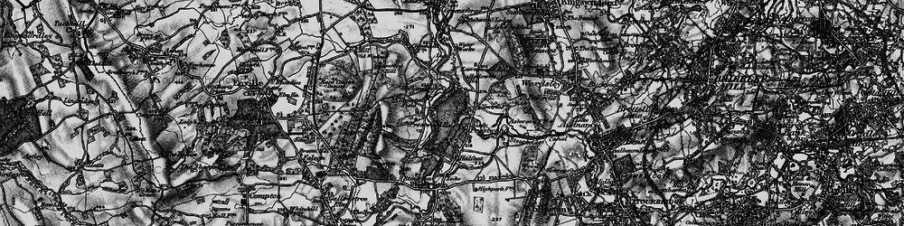 Old map of Prestwood in 1899
