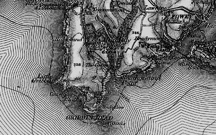 Old map of Southground Point in 1895