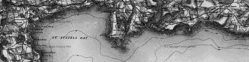 Old map of Southground Point in 1895