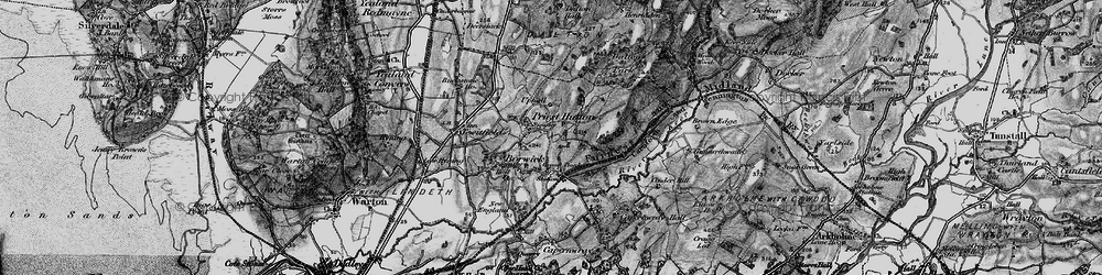 Old map of Priest Hutton in 1898