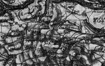 Old map of Bosley Fields in 1896