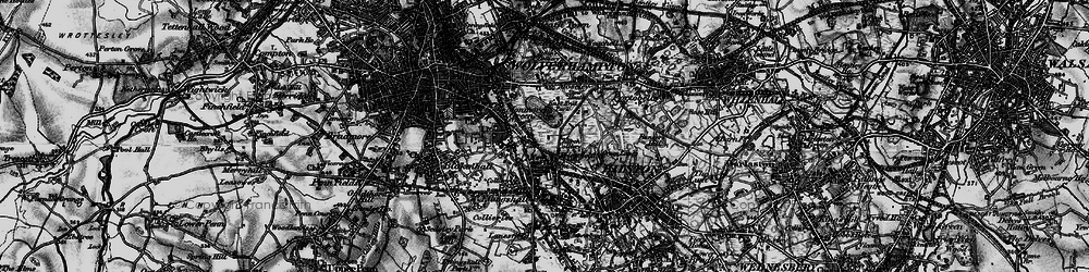 Old map of Priestfield in 1899