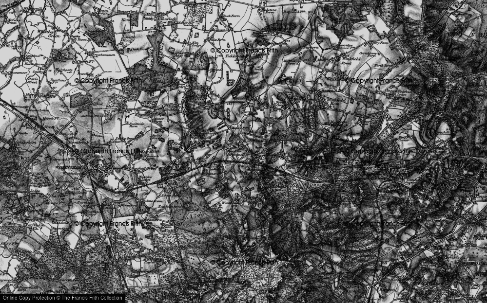 Old Map of Priestwood, 1895 in 1895