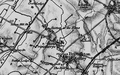 Old map of Primethorpe in 1898