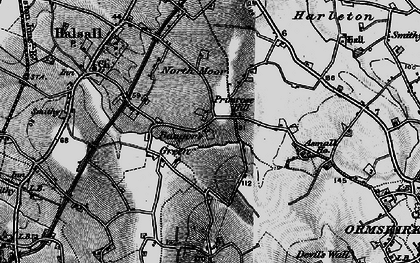 Old map of Asmall Ho in 1896