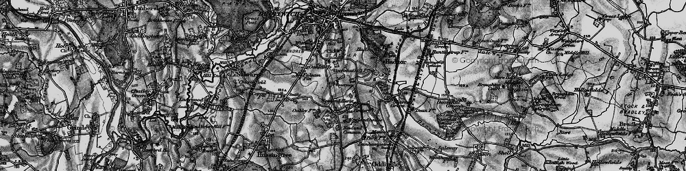 Old map of Primsland in 1898