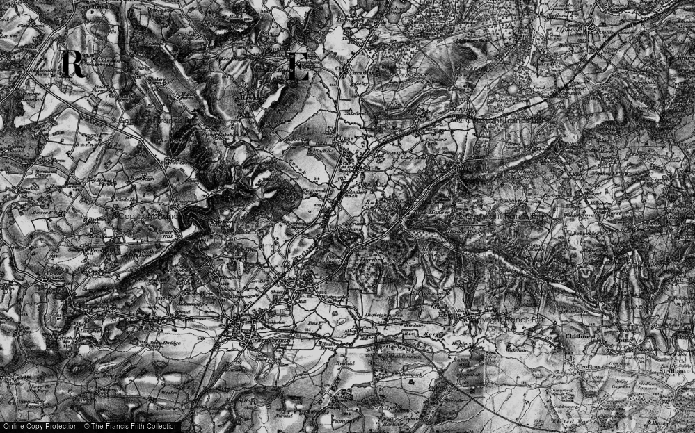 Old Map of Prince's Marsh, 1895 in 1895