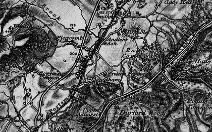 Old map of Prince's Marsh in 1895