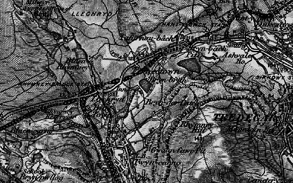 Old map of Bryn-oer Patch in 1897