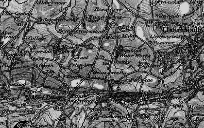 Old map of Bryn-y-gwynt Isaf in 1897