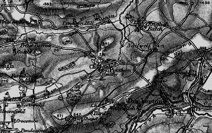 Old map of Priston in 1898