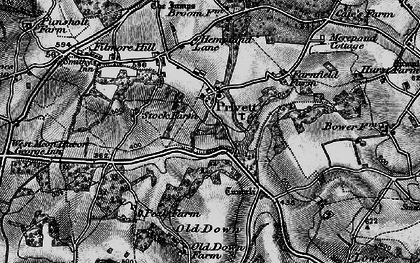Old map of Privett in 1895