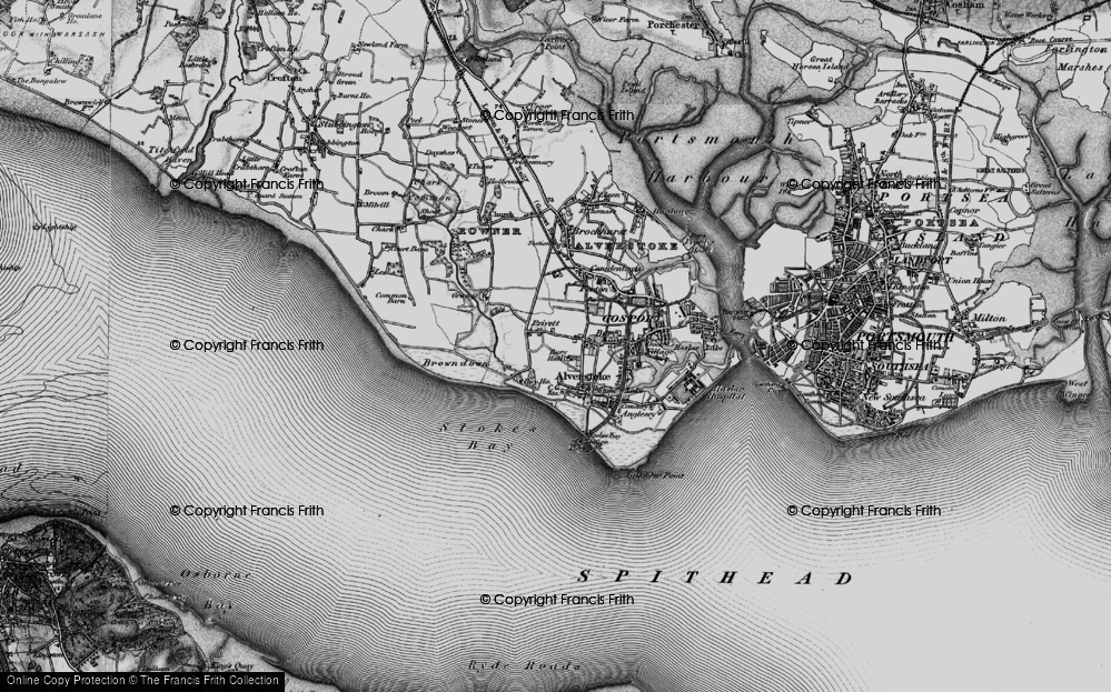 Old Map of Privett, 1895 in 1895