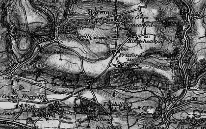 Old map of Prixford in 1898