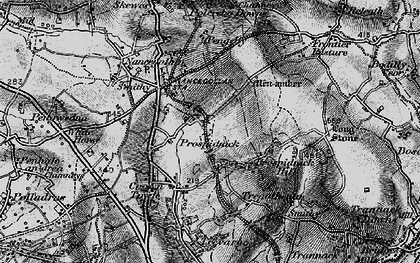 Old map of Prospidnick in 1895