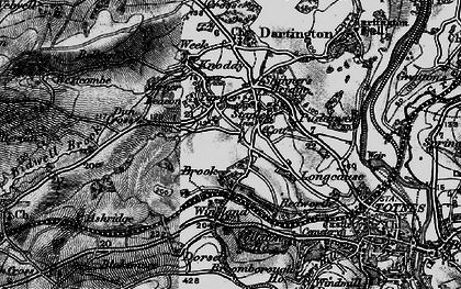 Old map of Puddaven in 1898