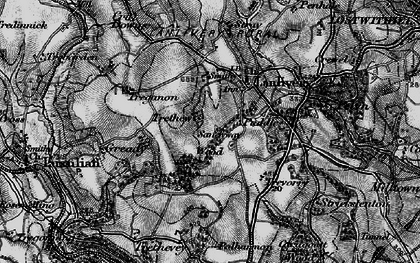 Old map of Trethew in 1895