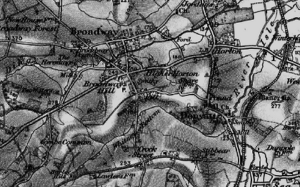 Old map of Puddlebridge in 1898