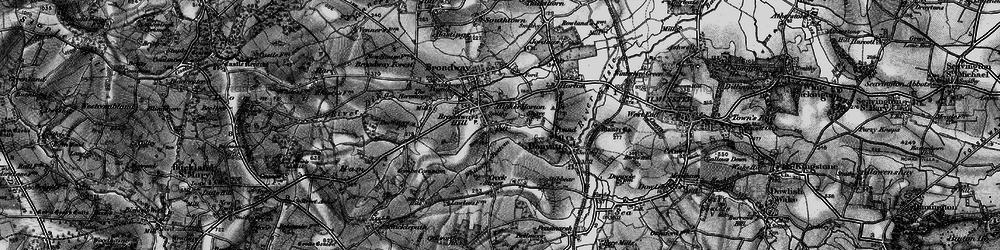 Old map of Puddlebridge in 1898