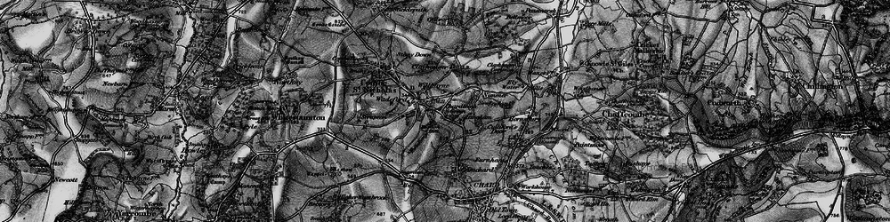 Old map of Pudleigh in 1898