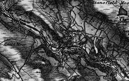 Old map of Pudsey in 1896