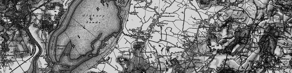 Old map of Pullens Green in 1897