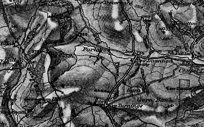 Old map of Purlogue in 1899